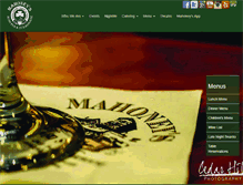 Tablet Screenshot of mahoneysirishpub.com